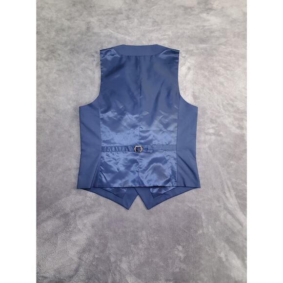 J. Ferrar Sz S The Blue Suit Vest Men's Slim Ultra Comfort Stretch C21-1 - Picture 6 of 7